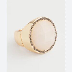 NWT Chico's Pink Resin Stone Ring